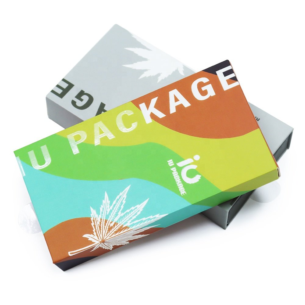 Square Rigid Child Resistant Proof Paper Gift Box Sliding Packaging Cardboard Custom Paper Drawer Boxes