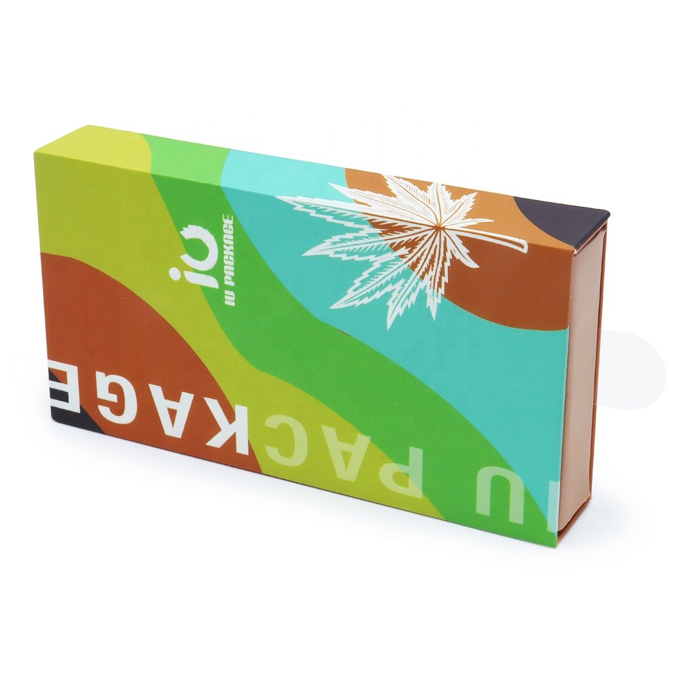 Square Rigid Child Resistant Proof Paper Gift Box Sliding Packaging Cardboard Custom Paper Drawer Boxes