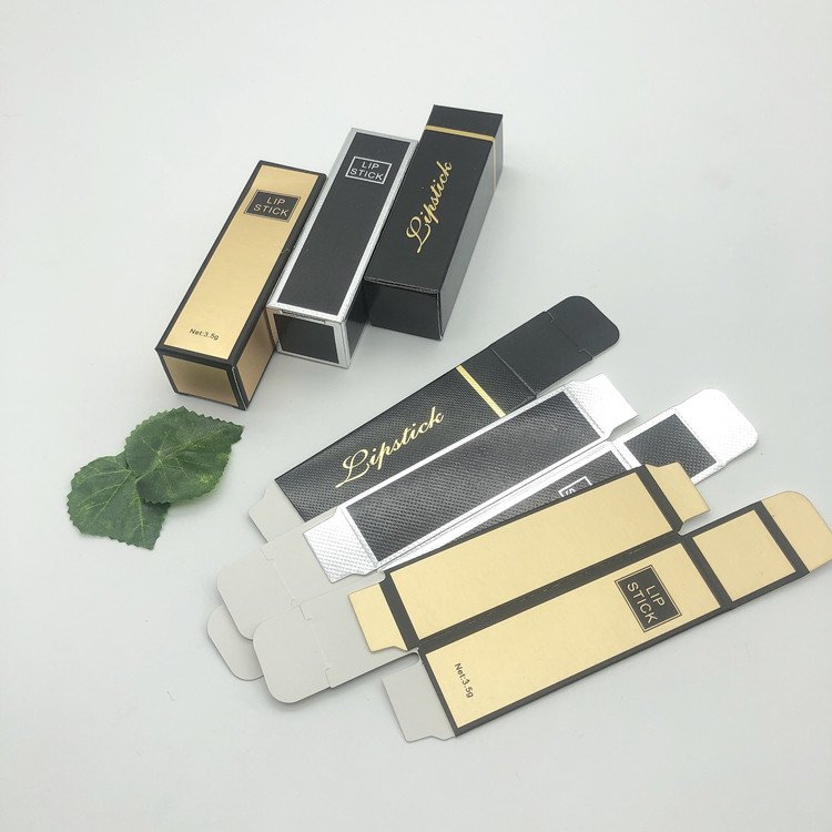 Spot paper box perfume packaging gold premium gold card small box