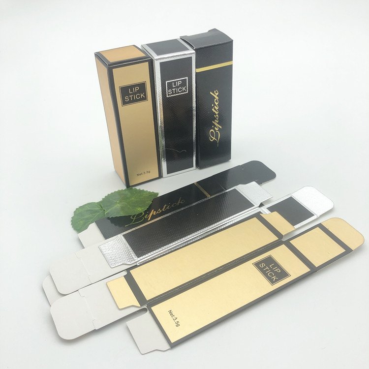Spot paper box perfume packaging gold premium gold card small box