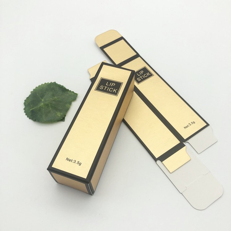 Spot paper box perfume packaging gold premium gold card small box