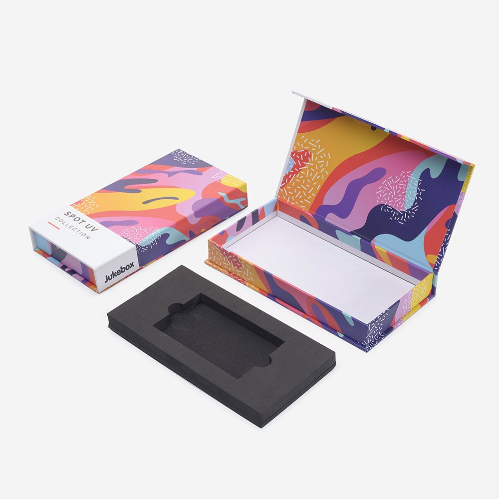 Custom Luxury Colour Paper Magnet Electronic Product Folding Magnetic Gift Box Book Logo Paper Box for Packaging