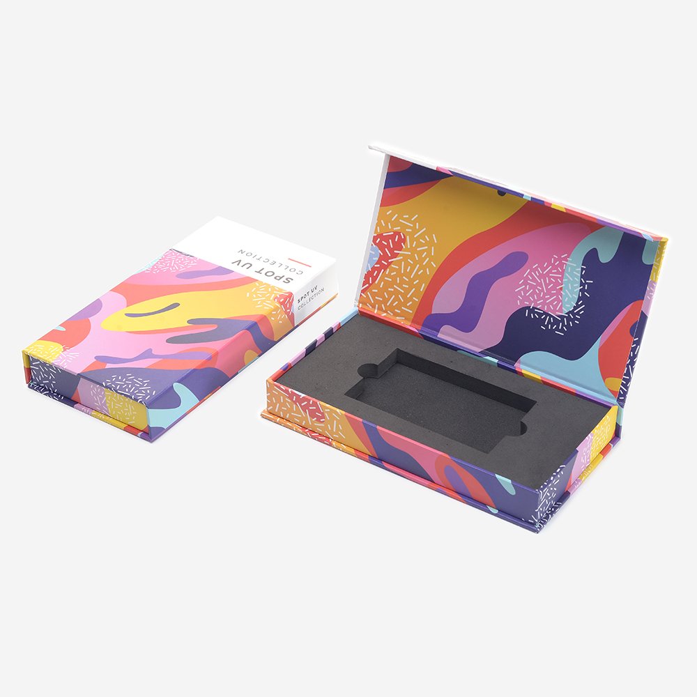 Custom Luxury Colour Paper Magnet Electronic Product Folding Magnetic Gift Box Book Logo Paper Box for Packaging
