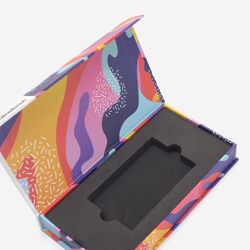 Custom Luxury Colour Paper Magnet Electronic Product Folding Magnetic Gift Box Book Logo Paper Box for Packaging