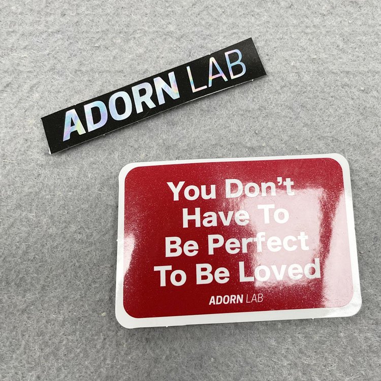 Custom Personalized Adhesive Vinyl Stickers Individual Die Cut Label for Promotion