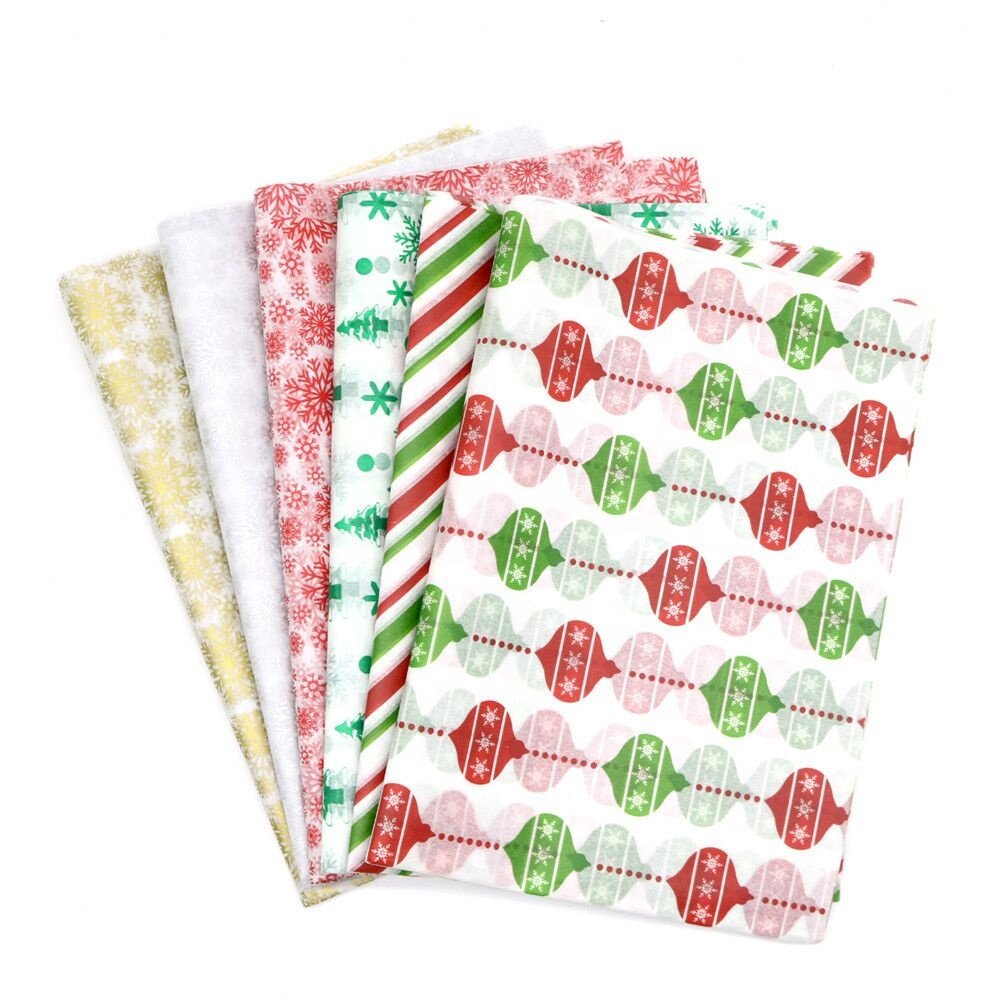 Custom Design Printed Foil Logo 17GSM Tissue Paper Gift Wrapping Paper Clothing Packaging Paper