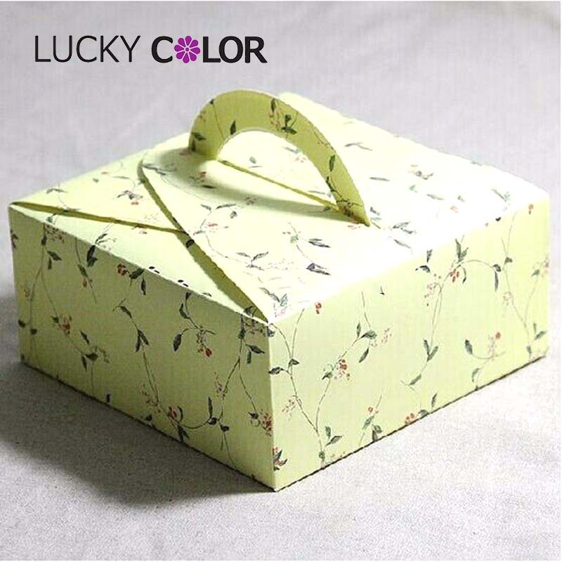 Custom Printed Luxury Party Packaging Gift Boxes With Ribbon Chocolate Candy Cake Box