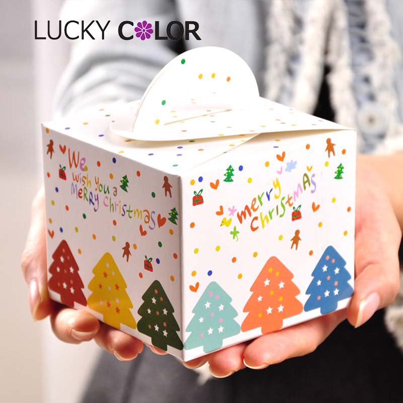 Custom Printed Luxury Party Packaging Gift Boxes With Ribbon Chocolate Candy Cake Box