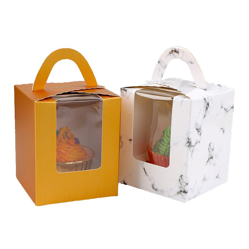 flat clear transparent plastic oriental wedding cake box cheese packaging 15 cm white colour with lamination
