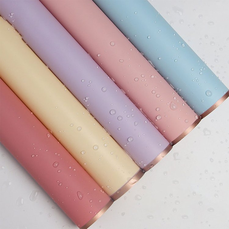 Hot Sale Korean Waterproof Printing Floral Tissue Wrapping Paper For Flower Packaging Wholesale