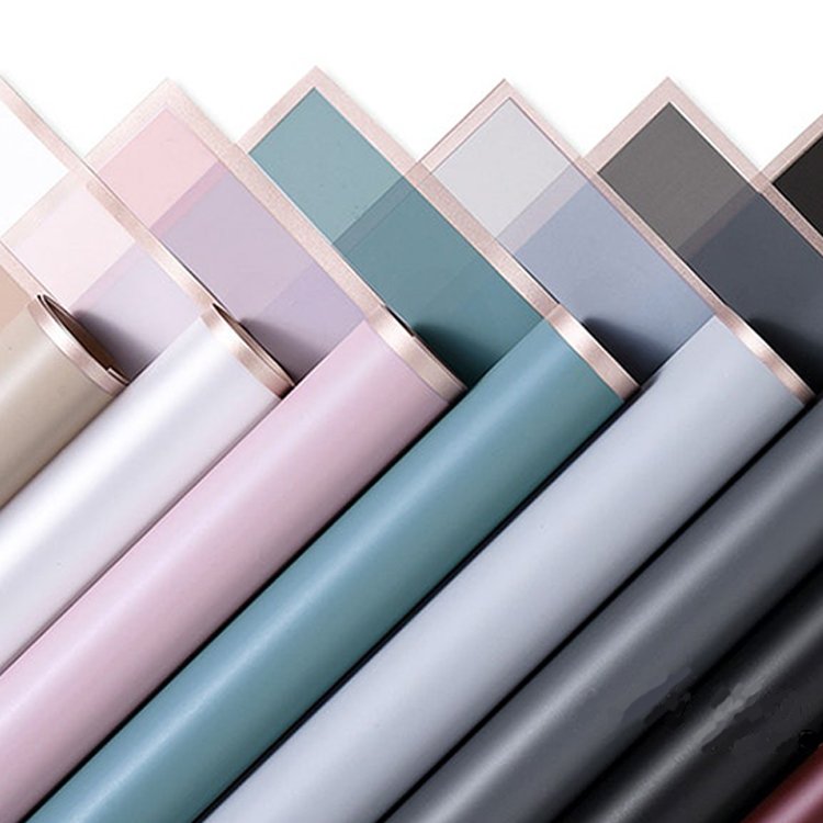 Hot Sale Korean Waterproof Printing Floral Tissue Wrapping Paper For Flower Packaging Wholesale
