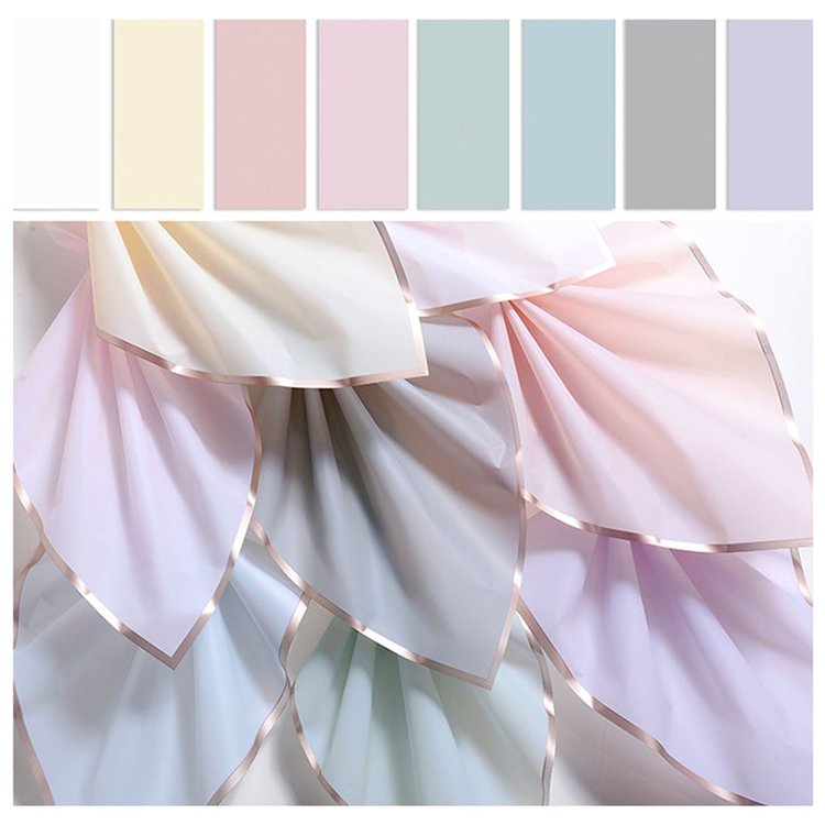 Hot Sale Korean Waterproof Printing Floral Tissue Wrapping Paper For Flower Packaging Wholesale