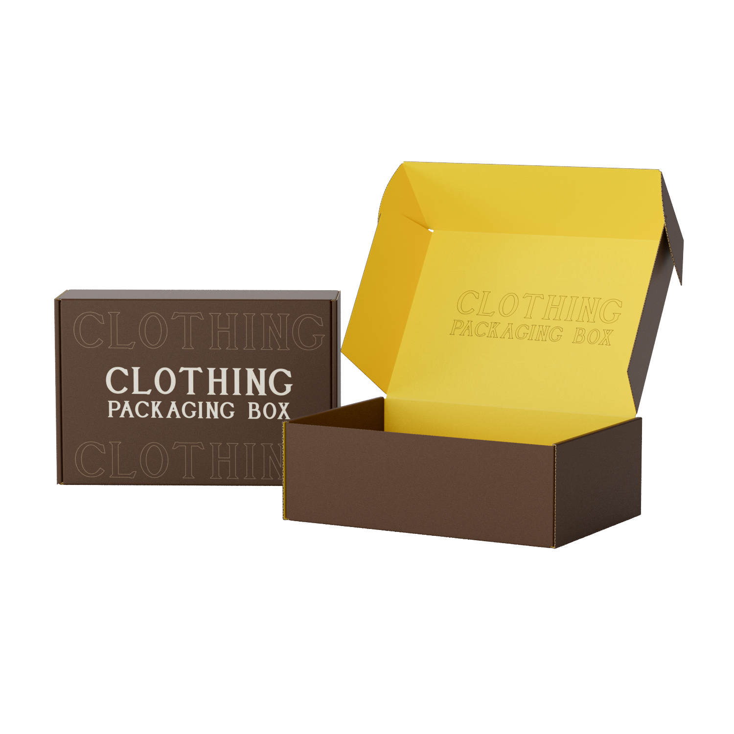 Hot-Sale Customized Recycled Cardboard Paper Packaging Shipping Box Folding Mailer Corrugated Box for Clothing shoes underwear