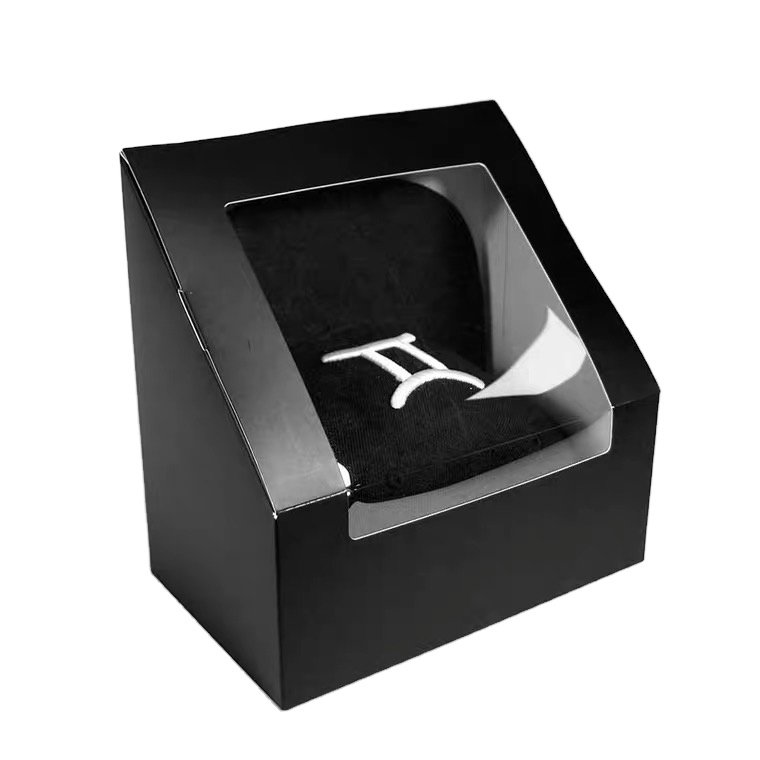 Custom logo gift Snapback baseball cap box hat shipping gift box hair extension packaging box