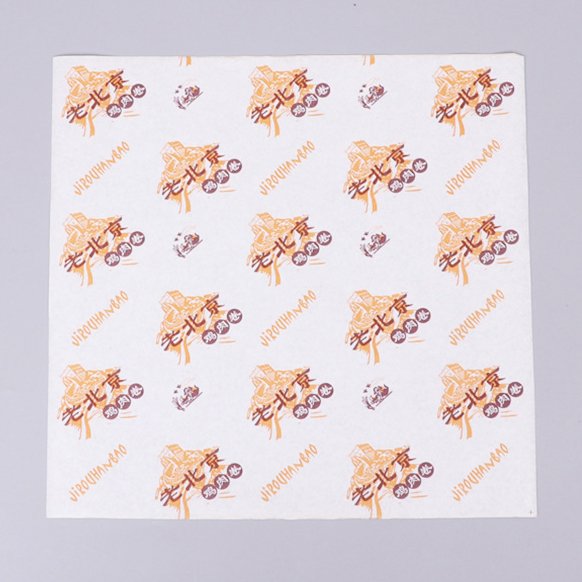 Nicro Custom Print Food Grade Brown White Colorful Bakery Wrap Paper Pastry Cake Cookie Wax Hamburger Package Wrapping Paper
