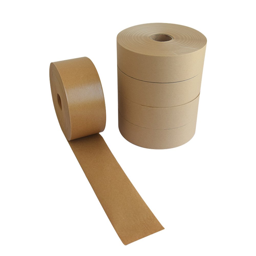 Eco Friendly Degradable Brown Kraft Paper Packing Tape
