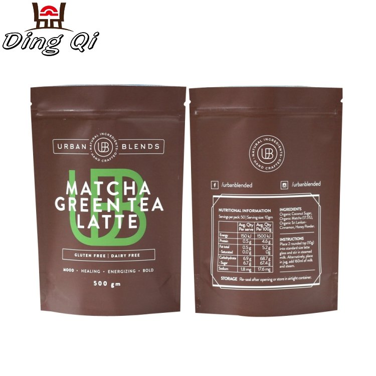 Cheap Matt abc packaging stand up pouches