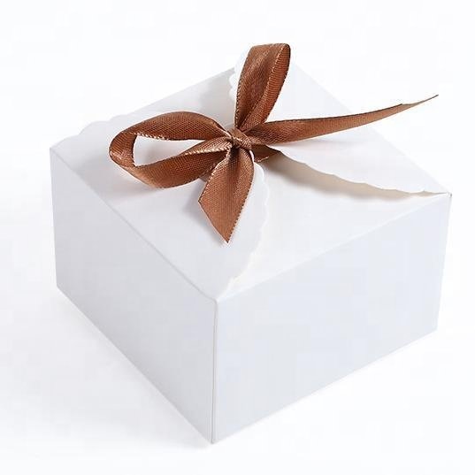 Costom Recycled Foldable Mini Kraft Paper Box White Black Blank Paperboard Small Gift Paper Box Packaging