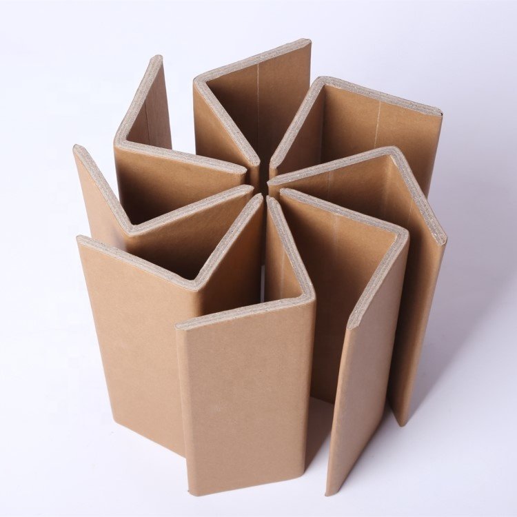 Wholesale Customized Carton Kraft Paper Angle Edge box Corner Cardboard Edge Protector Guard Edgeboard for Packaging Protection