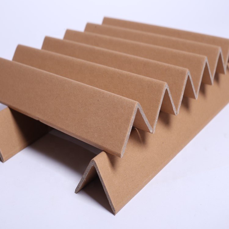 Wholesale Customized Carton Kraft Paper Angle Edge box Corner Cardboard Edge Protector Guard Edgeboard for Packaging Protection