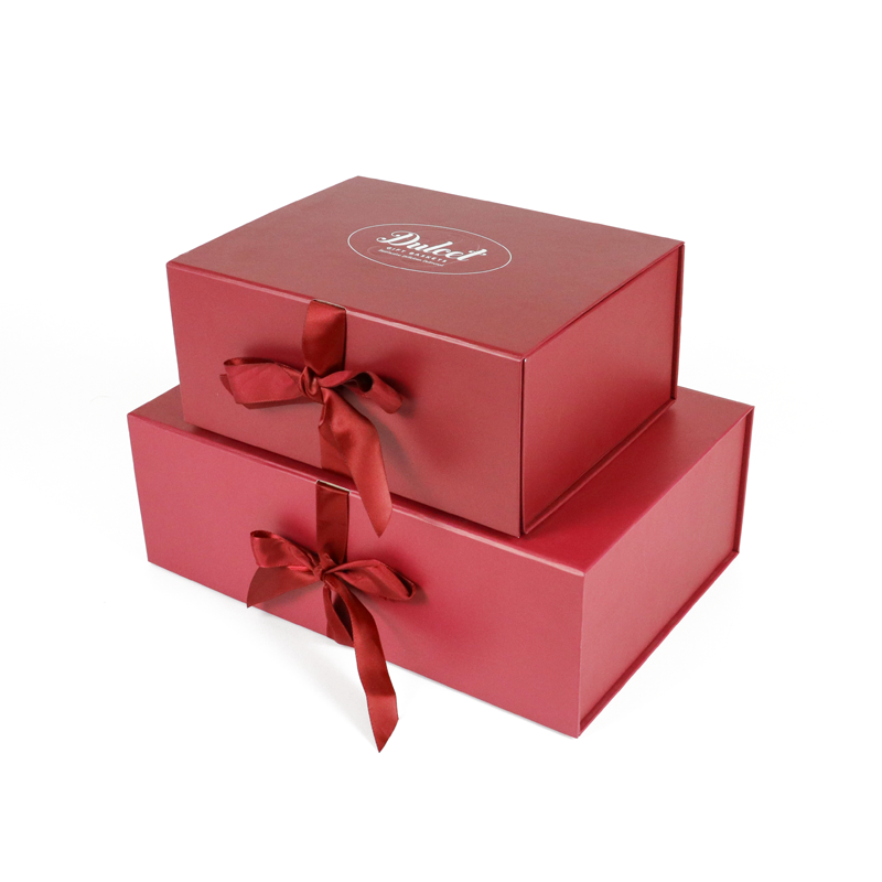 custom gifts recyclable chinese new year gift box luxury collapsible hair extension paper cardboard packaging folding gift box