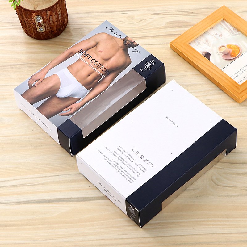 New Trend Wholesale Customize Eco Friendly Clear Lid Window Clear Packaging Paper Boxes