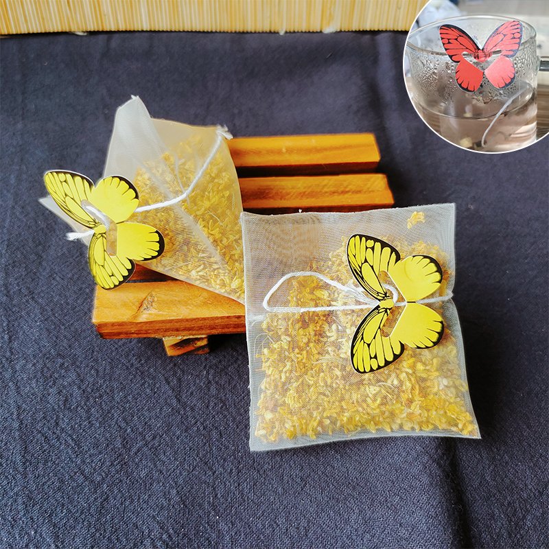 1000pcs/pack friendly disposable Individual custom nylon empty tea bag organizer packaging