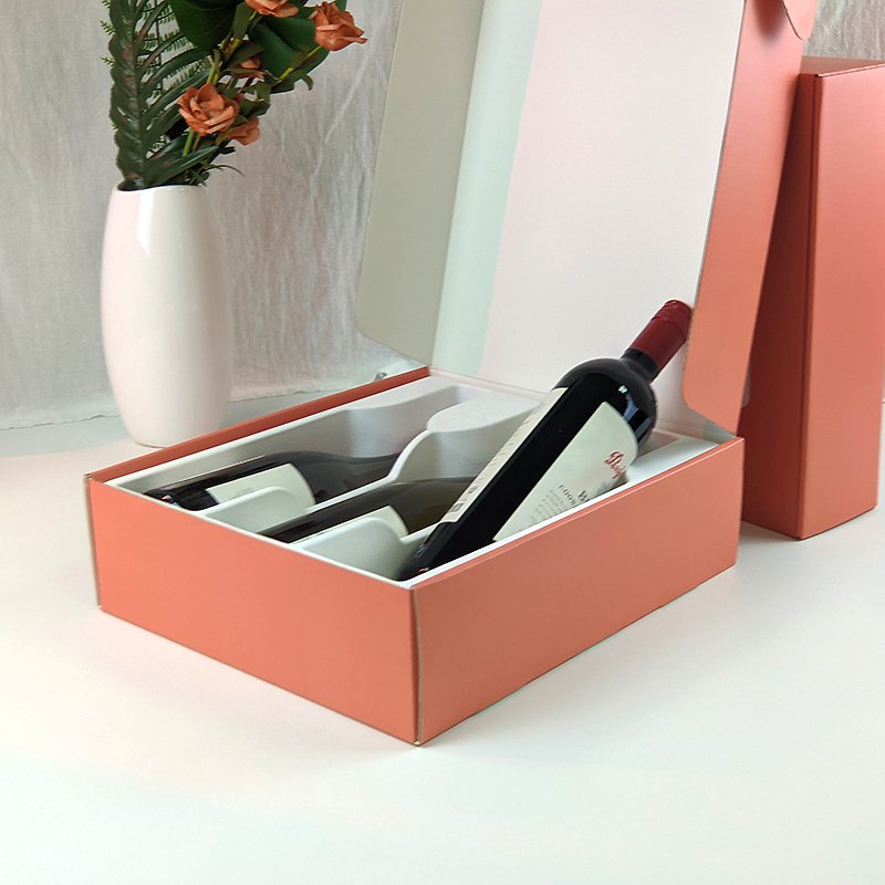 Luxury customized wine Beverage packaging gift box vodka empty bottle mailer boxes