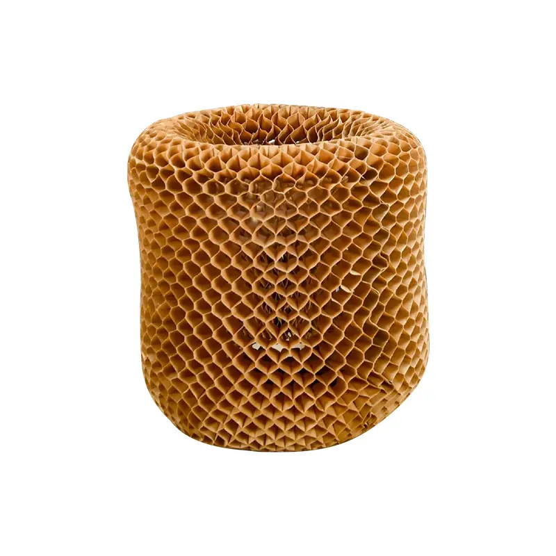 Biodegradable Recyclable Craft Wrapping Paper Honeycomb Cushion Paper Sleeve For Fragile Goods