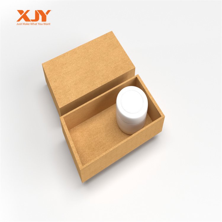 XJY Rectangle Sliding Cardboard Paper Bands Design Printed Disposable Kraft Paper Art Cardboard Packaging Sleeve For Gift Set