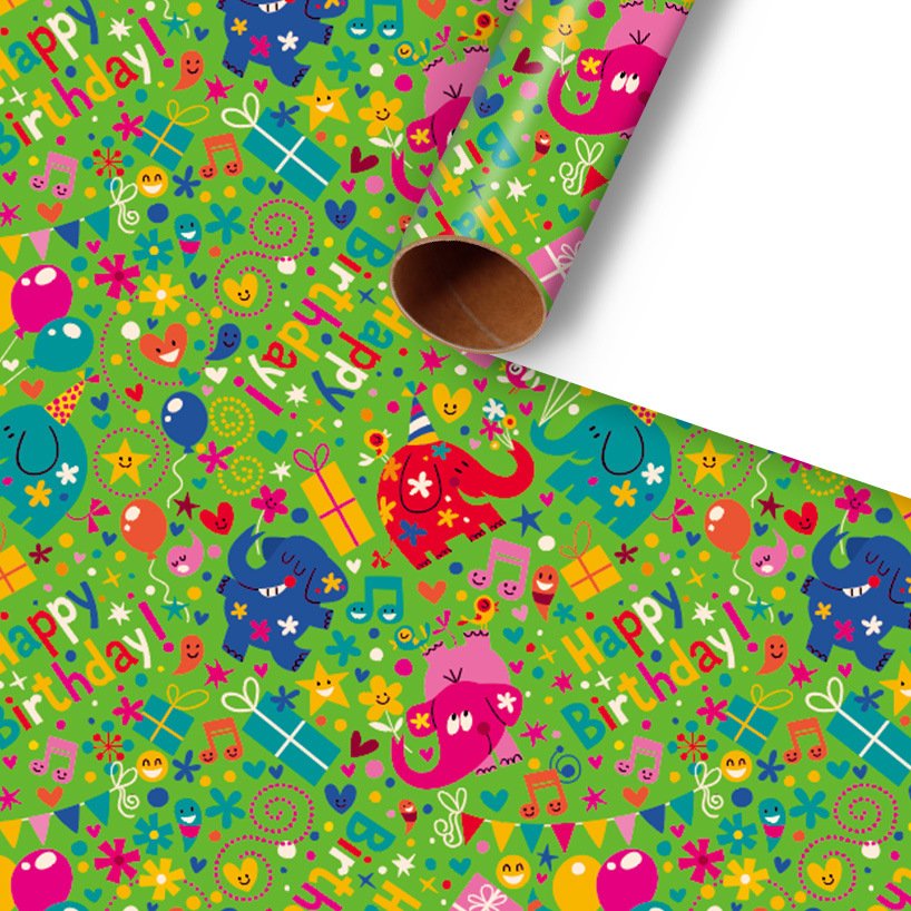 Wholesale High Quality Happy Birthday christmas gift wrapping paper for Bouquet Flower Wrapping Packaging Paper