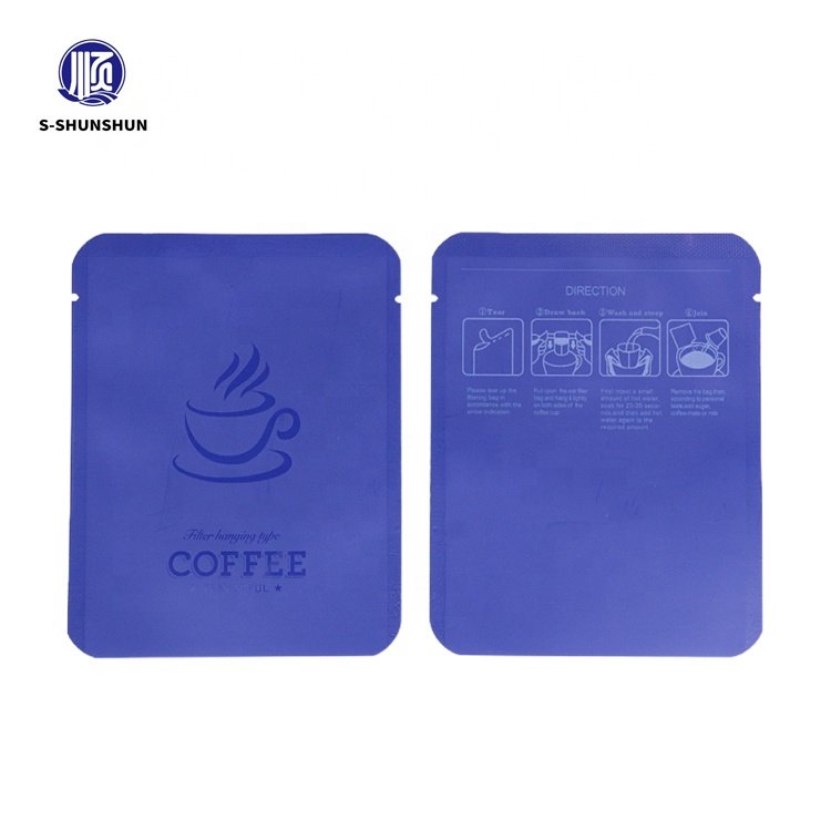 Custom wholesale recyclable coffee sachets drip bag Small Coffee Bags For coffee packaging
