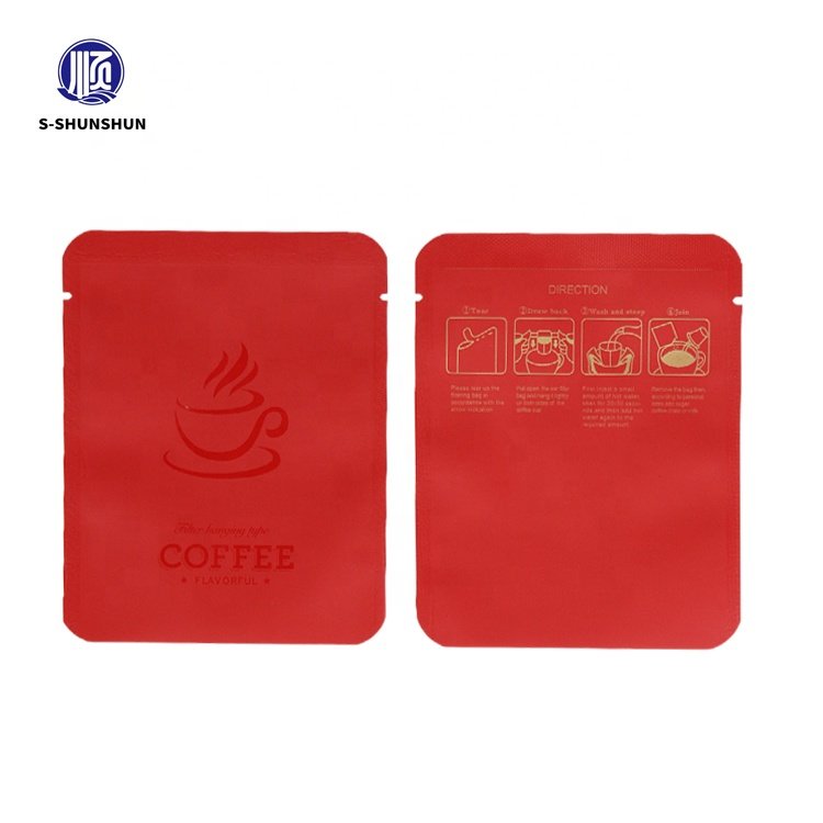 Custom wholesale recyclable coffee sachets drip bag Small Coffee Bags For coffee packaging