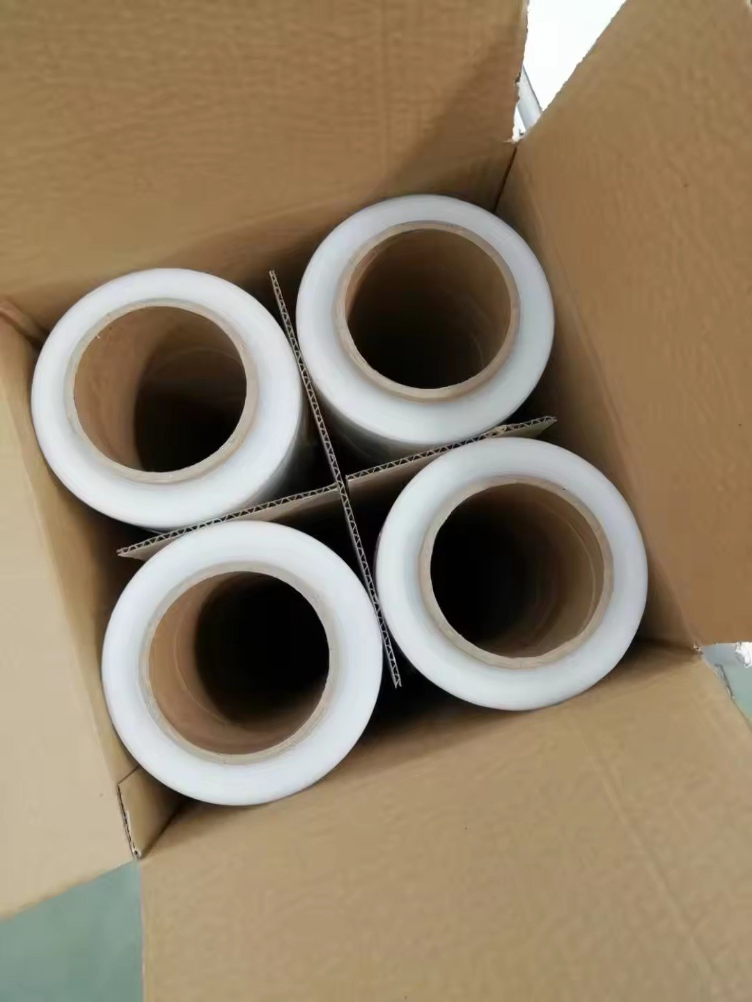 Stretch Film Roll Industry Custom Colors Transparent Lldpe Clear Paper Core Product Packing Pallet Wrapping PE Stretch Film