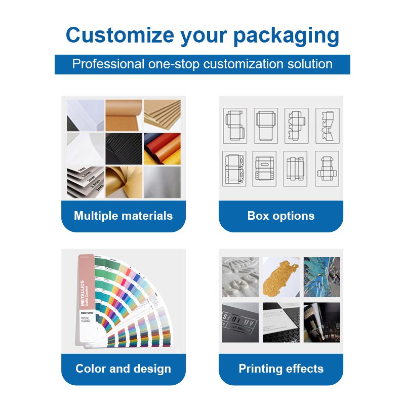Custom Unique Design Pink Durable Cosmetics Corrugated Board Printed Packaging Paper Mail Boxes Folding Shipping Box
