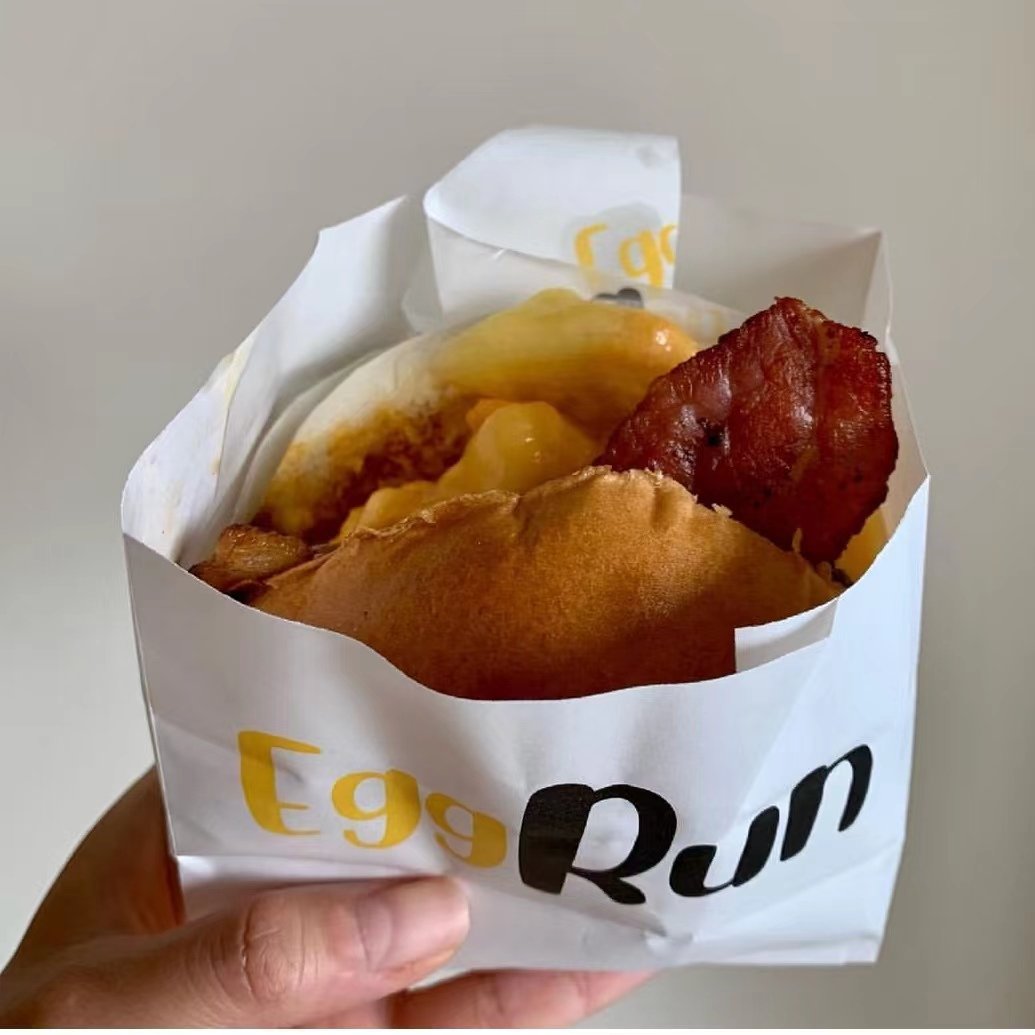 Custom Disposable White Paper Bag Printed Black Logo Snack Food Truffle Burger Bag Grease Resistance Sandwich Bag Small