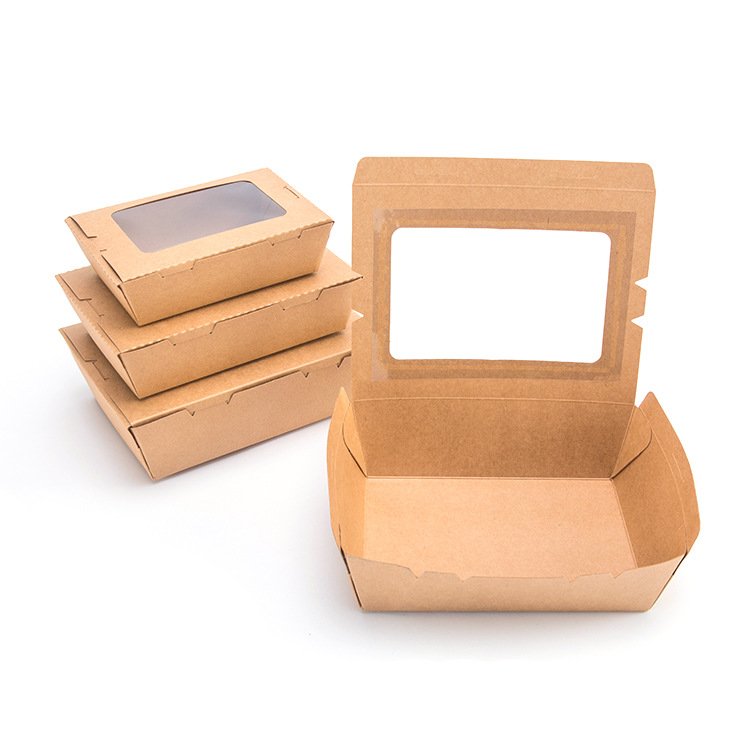 Hot sale paper disposable box french fries paper box small paper box