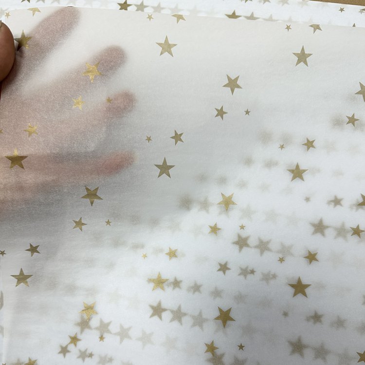 Cheap Custom Wrapping Tissue Paper Packing Brand Tissue Papers with company logo stickers