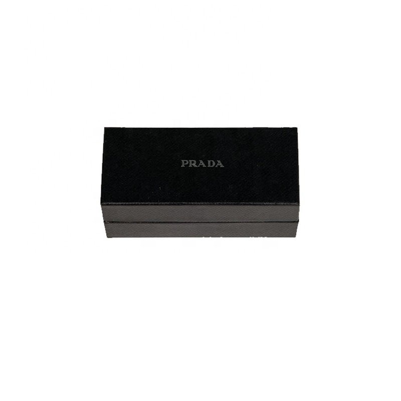 Custom Logo Black Cardboard Box Car Key Packaging Paper Box With Foam Lining