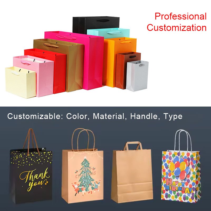 Custom your own logo print shopping paper bag free sample eco friendly clothes/shoes gift packaging pink craft bags