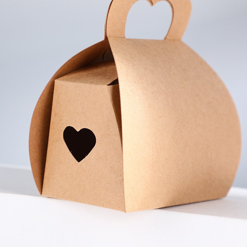 Customized Disposable kraft paper box packaging food paper box for food
