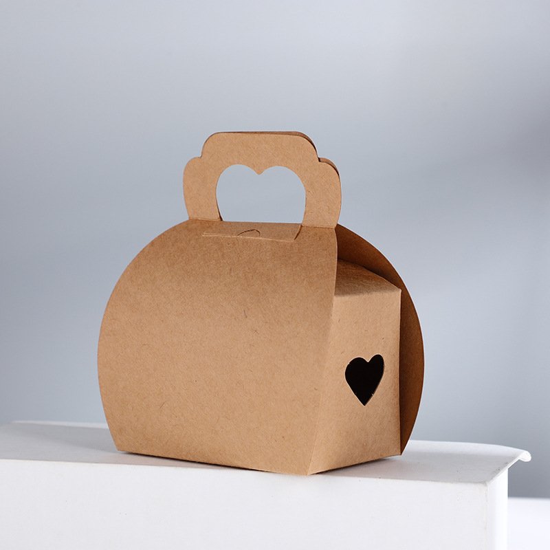 Customized Disposable kraft paper box packaging food paper box for food