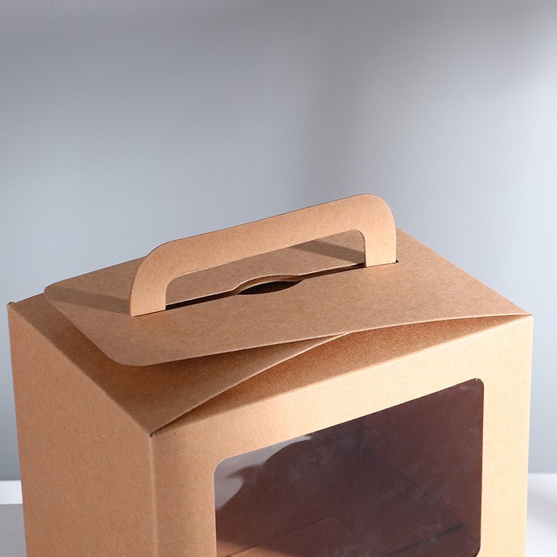 Customized Disposable kraft paper box packaging food paper box for food