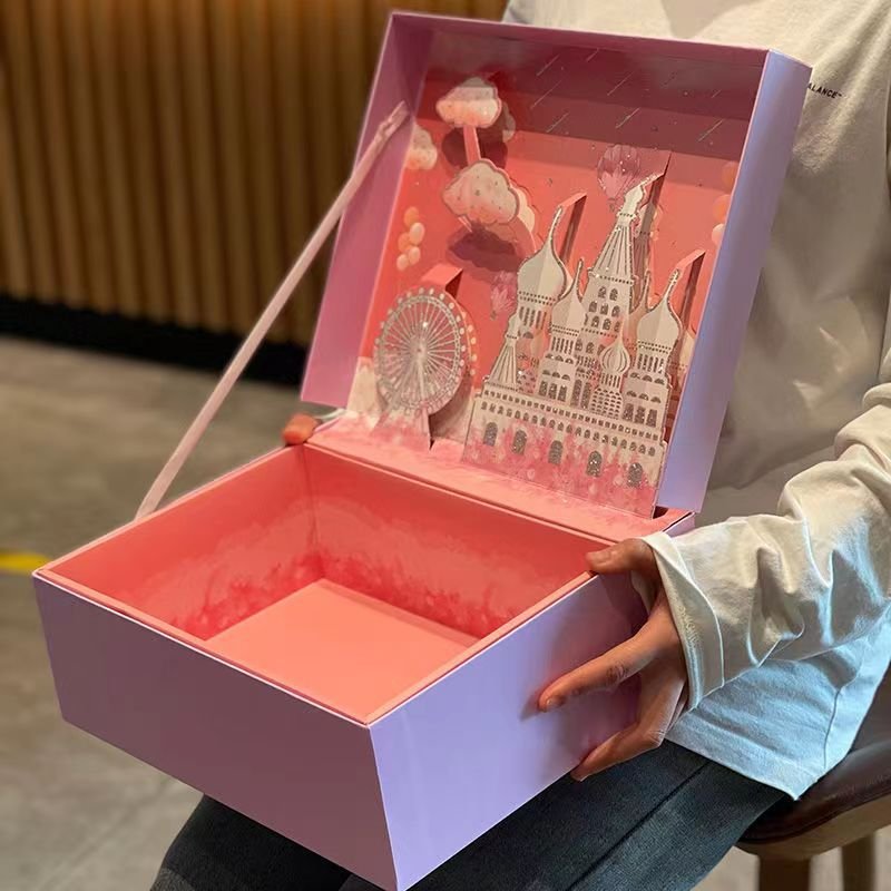 Custom Logo Double Door Open Magnetic Rigid Cardboard Gift Cosmetics Skin Care Packaging Paper Box