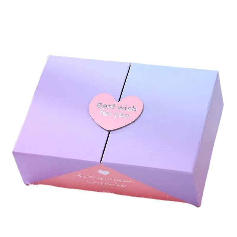 Custom Logo Double Door Open Magnetic Rigid Cardboard Gift Cosmetics Skin Care Packaging Paper Box