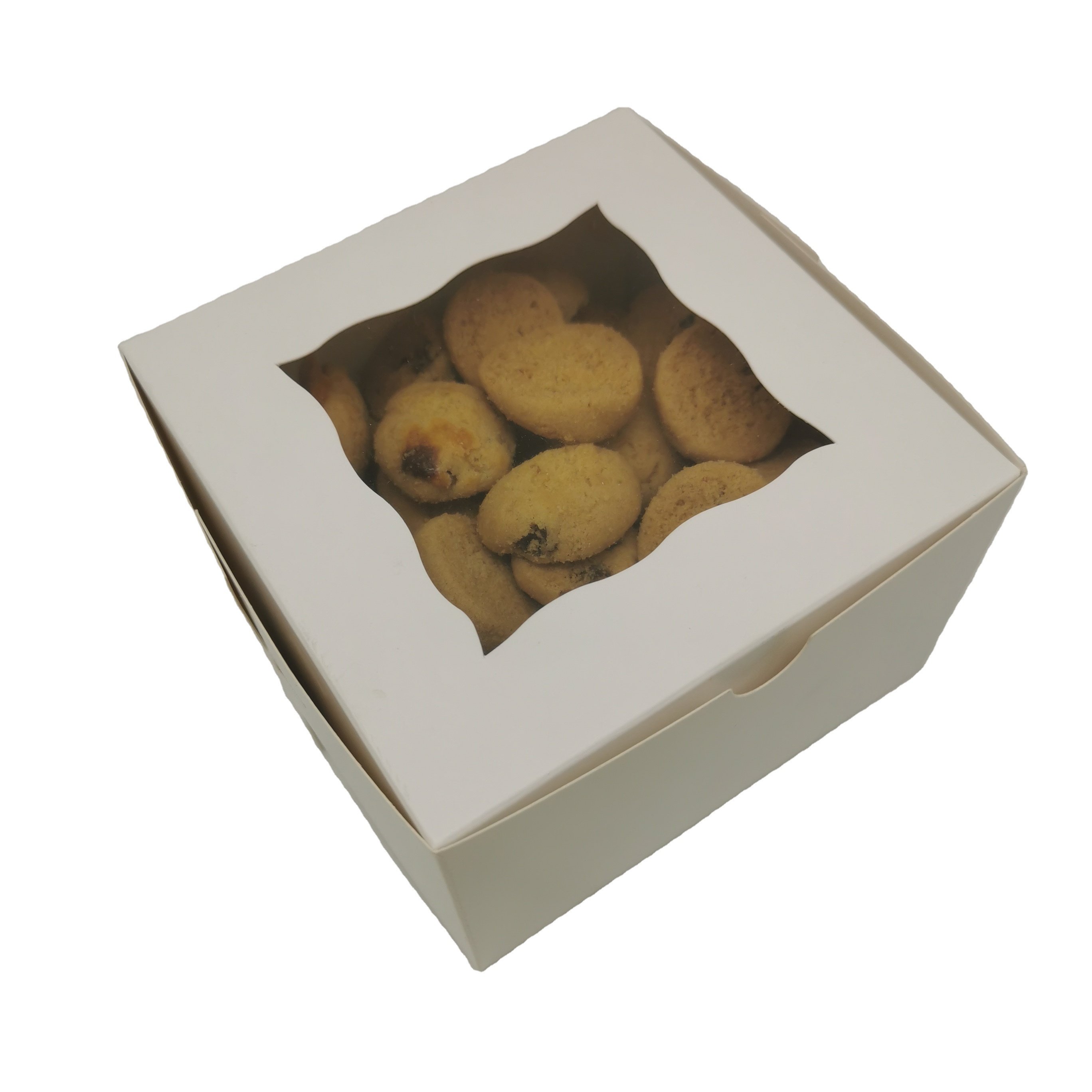 Hot sale Bakery Boxes with Window Paper Cardboard Boxes for Pastry and Basque Cake