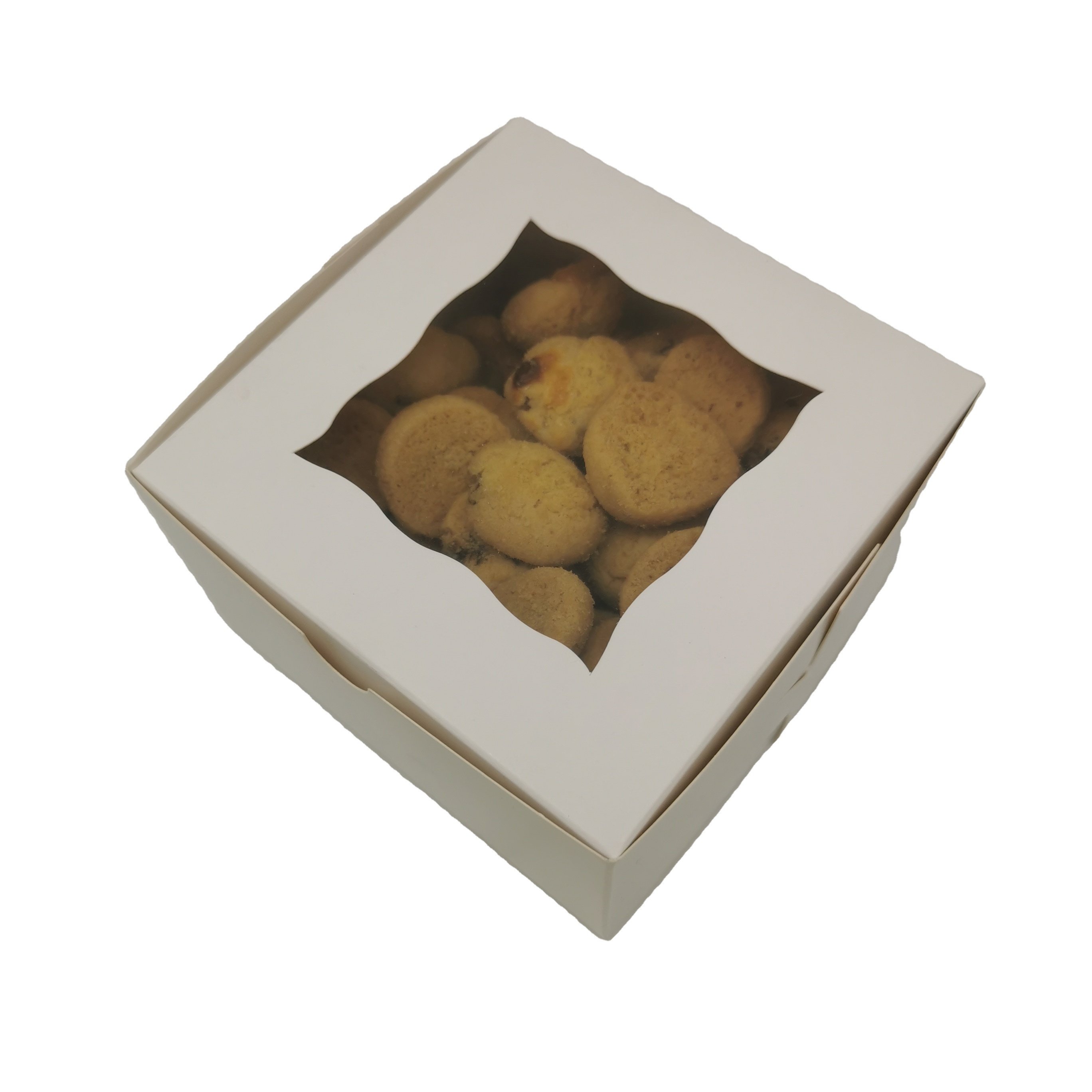 Hot sale Bakery Boxes with Window Paper Cardboard Boxes for Pastry and Basque Cake