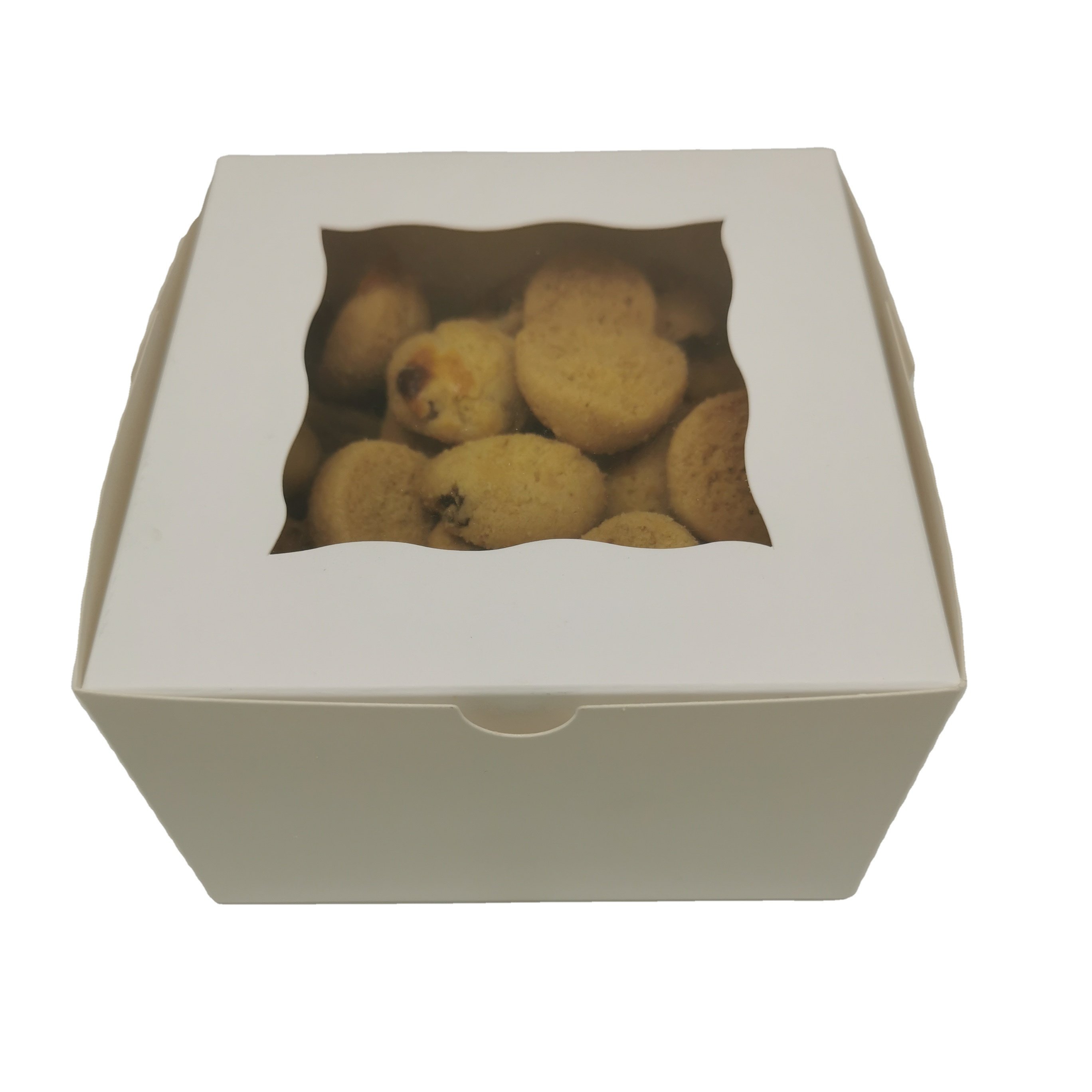 Hot sale Bakery Boxes with Window Paper Cardboard Boxes for Pastry and Basque Cake