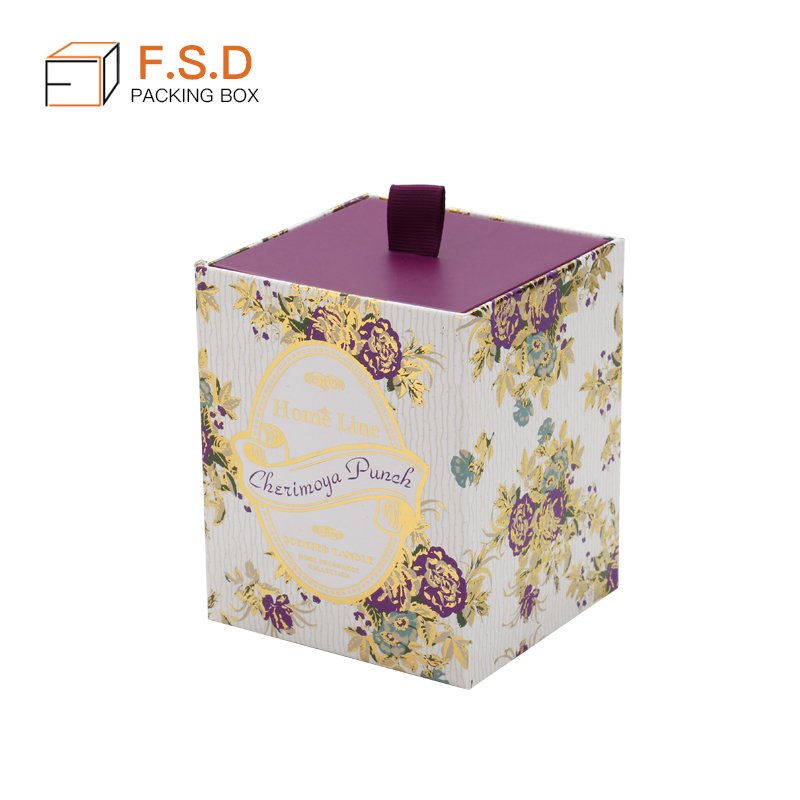 High Quality Wholesale Recyclable Paper Candle Packaging Boxes