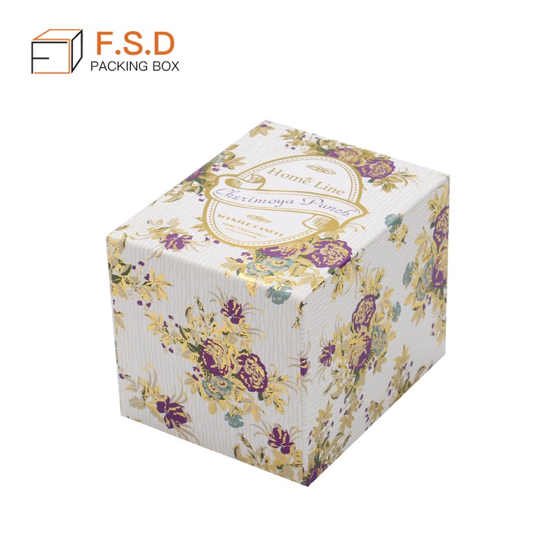 High Quality Wholesale Recyclable Paper Candle Packaging Boxes